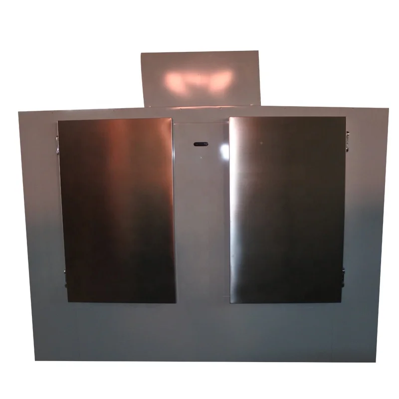 Stainless Steel Doors 320 Bags Cold Wall Ice Cube Freezer Bags Outdoor Solid Door Ice Merchandiser