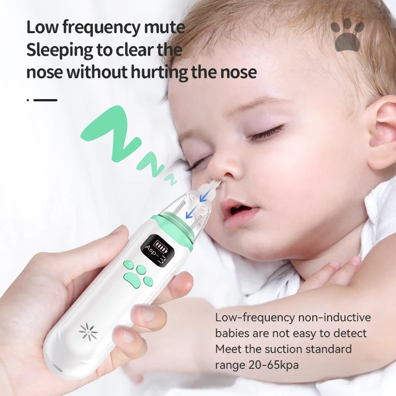 Nasal Aspirator Baby Soft Electronic Silicone Nose Cleaner Safe Electric Baby Nasal Aspirator