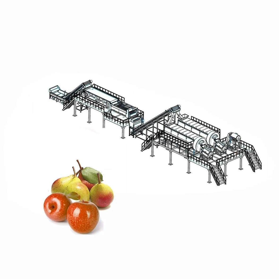 Small apple concentrate juice plant Apple vinegar production line Apple Juice making machine