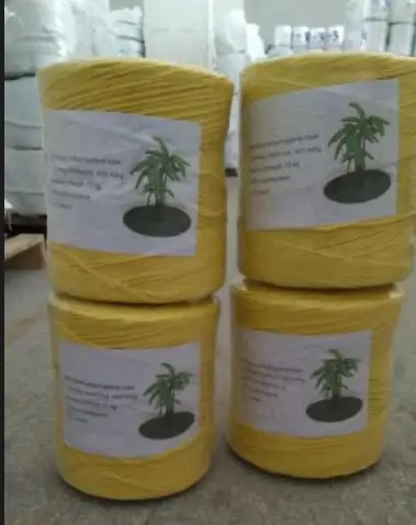 Cameroon Yellow/White 2,350m  5KG Banana Propping Twine 130 Pounds Knot Strength