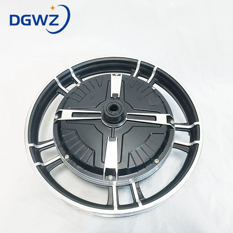 Factory customized High power 16 inch 48/60/72v 1000W brushless gearless hub motor electrical bicycle hub motor with drum brake