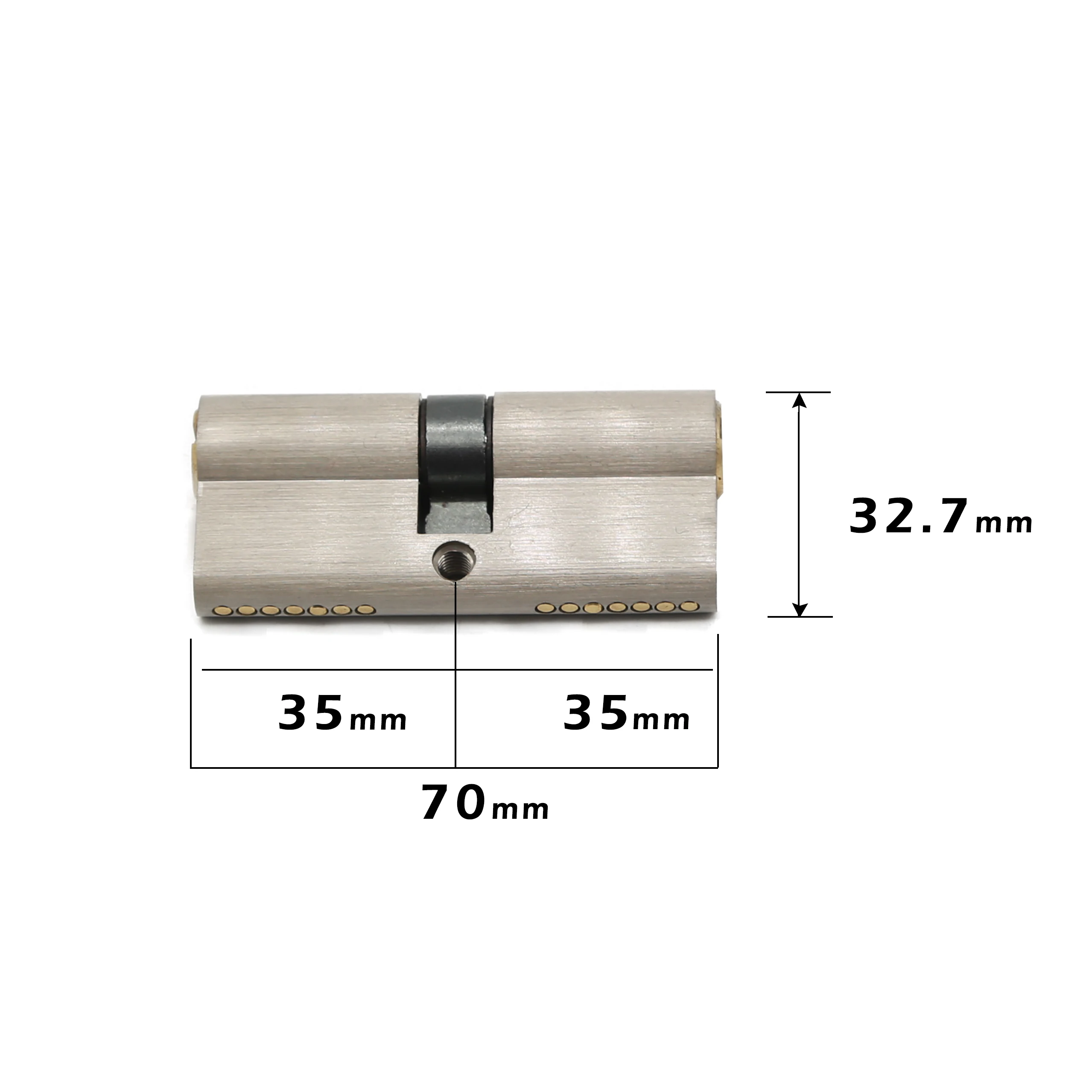 OEM Accept Double Open 7 Pin 70mm Zinc Alloy Mortise Wooden Door Lock Cylinder With Master Key
