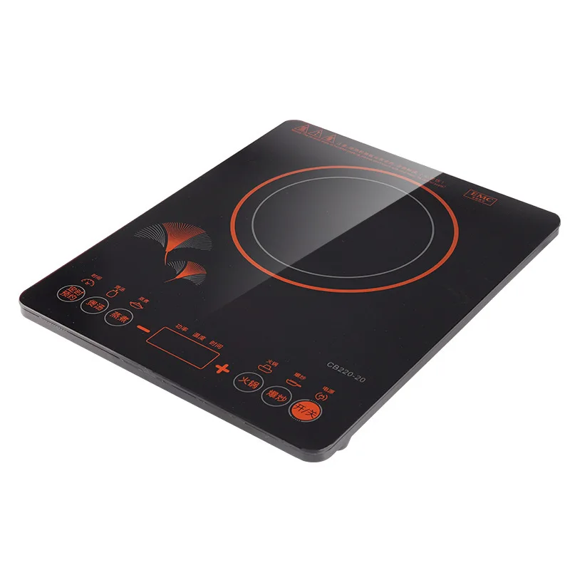New Design 2000W Single Burner Induction Cooker Home Appliance with Battery Power Source for Kitchen Use