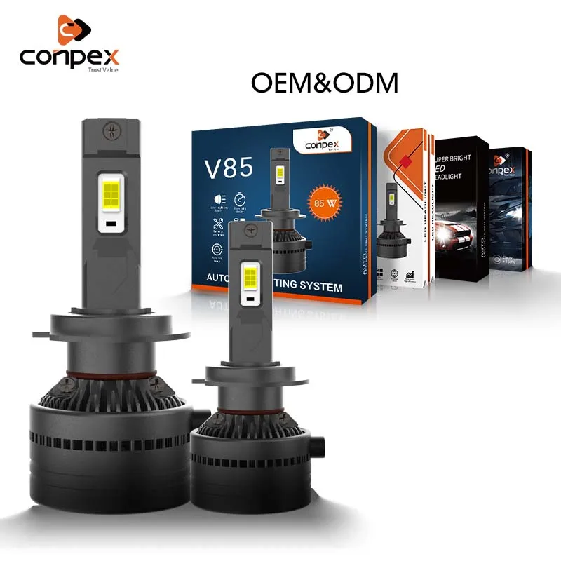 High power led headlight kit super bright led headlight customized h4 led headlight bulb universal h7 car lights