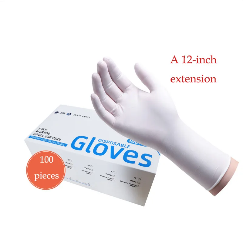 9 Inches Blue Black 100% Nitrile Gloves Barber Tattoo Shop Beauty Pink Glove Custom Box Latex Free Black Nitrile Gloves
