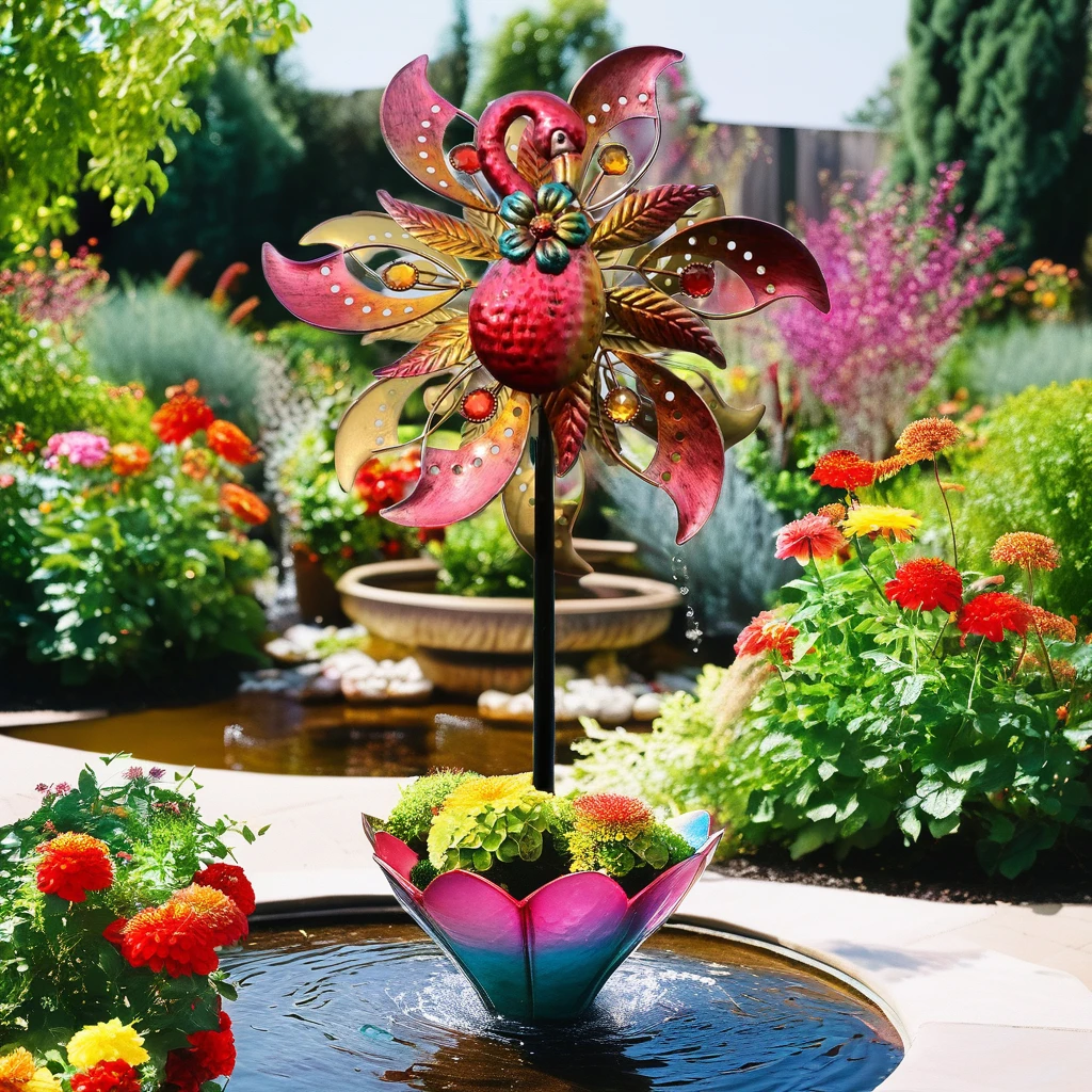 Solar LED Windmill Light Colorful Pinwheel Outdoor Waterproof Garden Lawn Lamp Garden Pathway Yard House Decoration