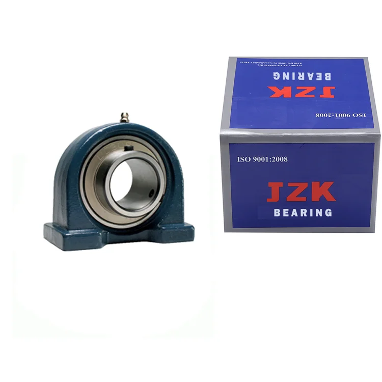 JZK High quality UCPA206 Spherical Bearings Low Friction Steel Cage insert bearings