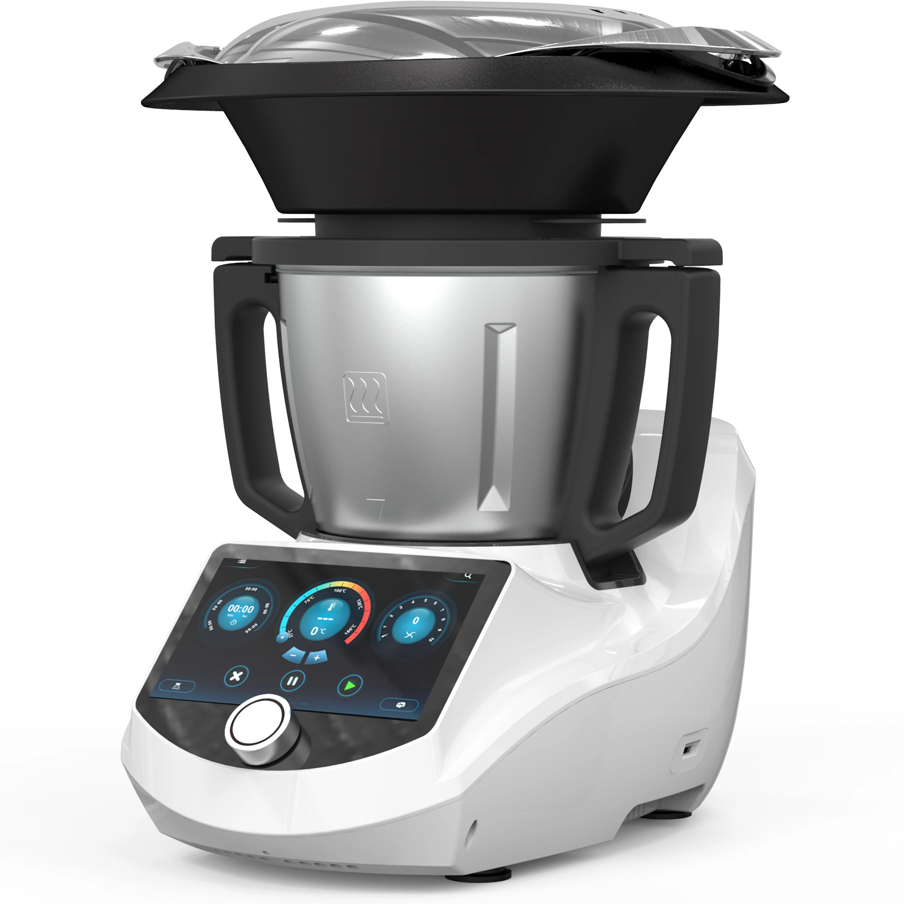 ChefRobot Kitchen Robot Smart All-In-One Cooker,Chopper,Steamer,Juicer,Blender,Boil,Knead,Weigh, Smart food processor