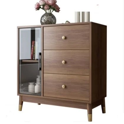 Modern bedroom light luxury chest of drawers storage cabinet Nordic living rooml sofa side cabinet storage cabinet