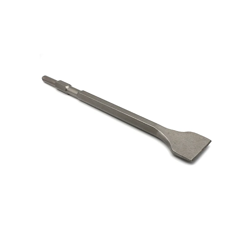 SDS Hex Shank Sandblasted Chisel Flat Chisel for Concrete Mansory Brick Wall