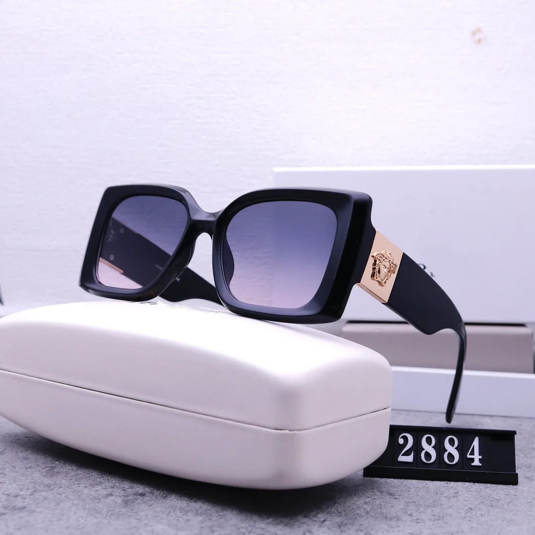 Sunglass 2024 Women Sun Glasses Luxury Shades Wholesale Trendy Shade Rimless Oversized Sunglasses Men