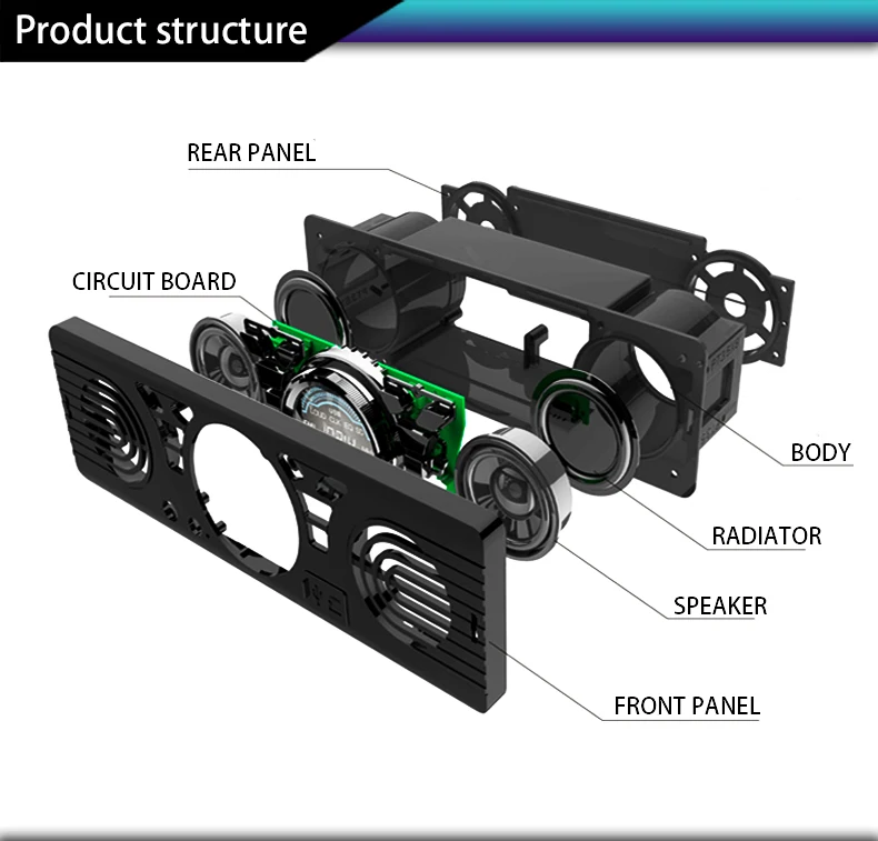Popular Auto Car Radio/audio/Mp3/usb/sd/aux With circle display AV252[AOVEISE]