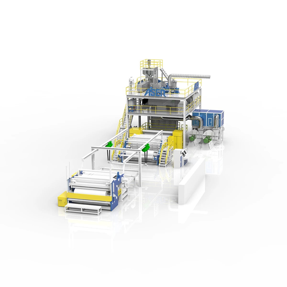 Automatic Polypropylene Spunbonded Nonwoven Machine Wholesale For Spunbond Fabric Production