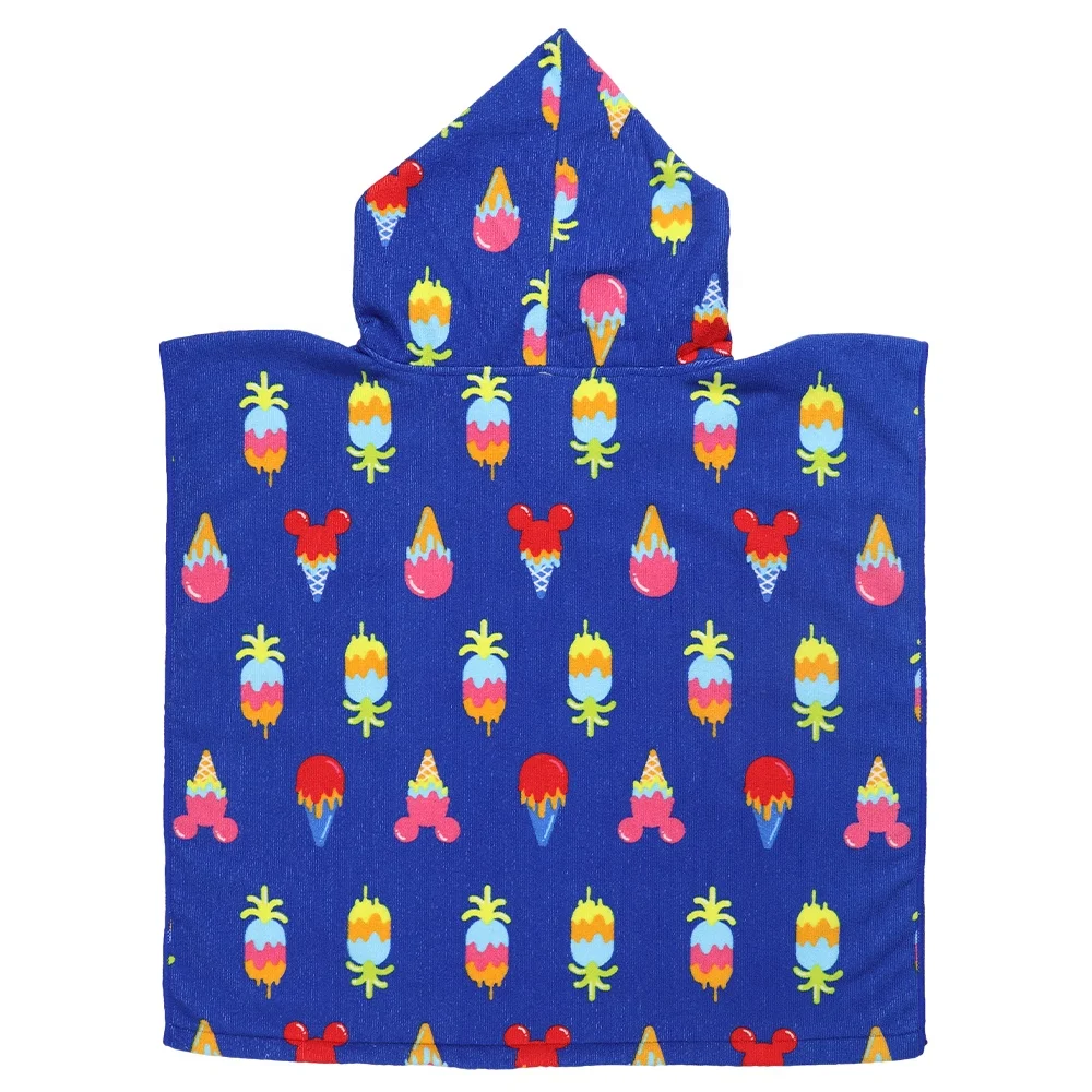 OEM Wearable Hooded Beach Towel Poncho Fashion Personalised Microfiber Beach Towel Kid Custom Sand Free Beach Towel