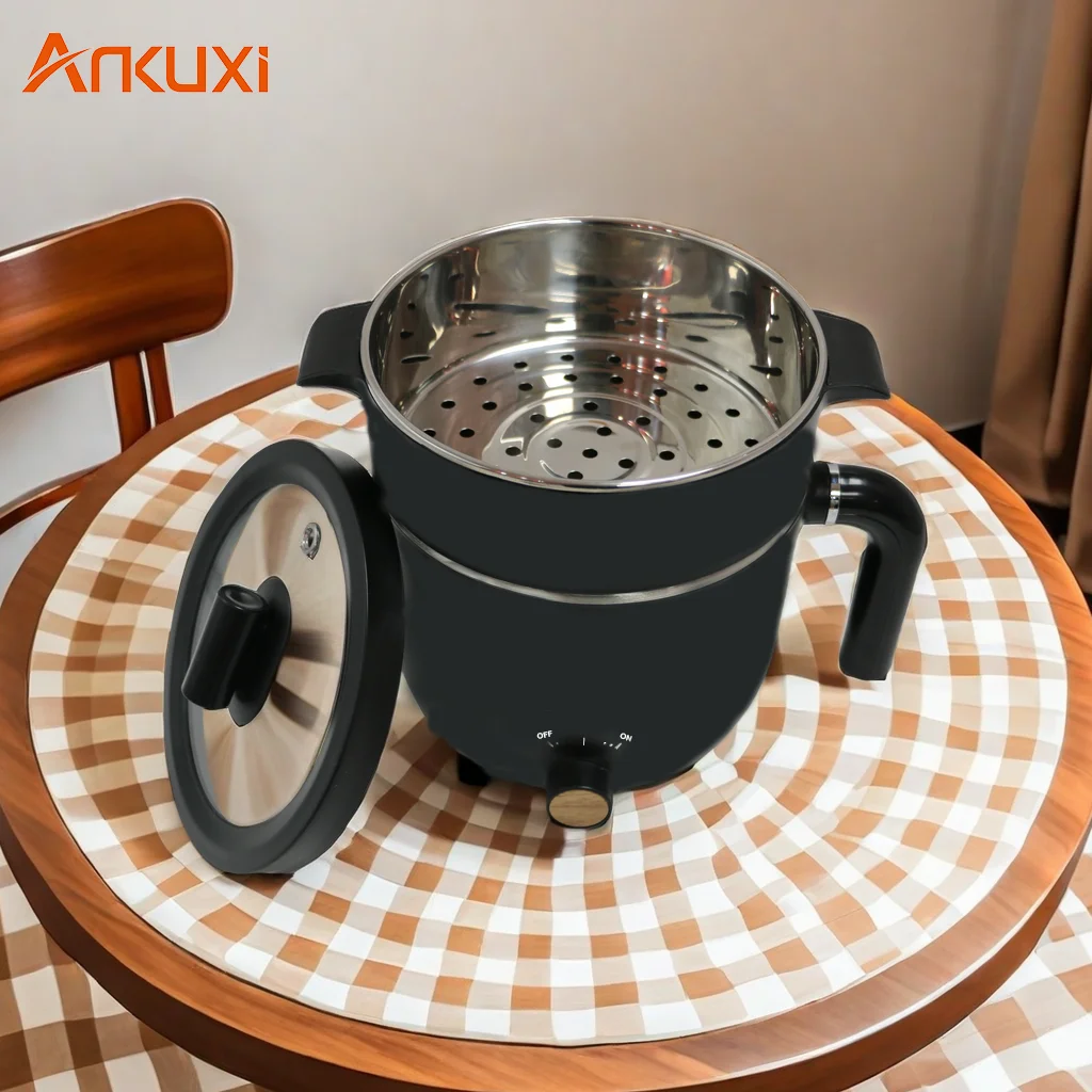 Smart Home Appliances 360 Base Safe and Controllable Stainless Steel Electric Kettle With Handle Multi Noodle Cooker