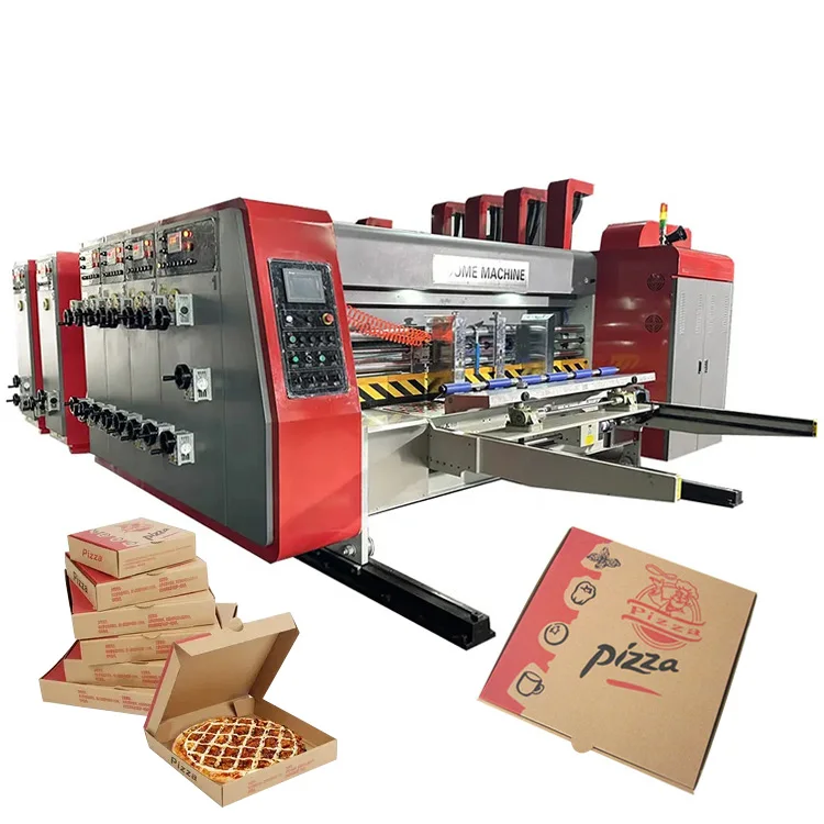 SOOME Hot Sale Automation Pizza Box Carton Flexo Printing Machine With Low Price