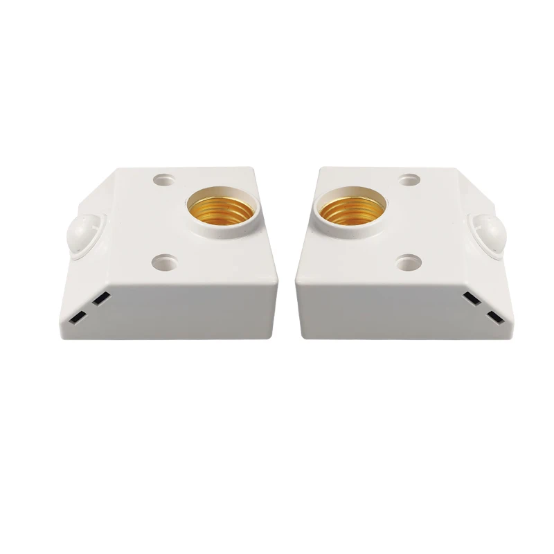 AC 220V Automatic LED Bulb Microwave Motion Detector Wall Socket 360 Degree Radar Motion Sensor Lamp Holder E27 Holder Bases