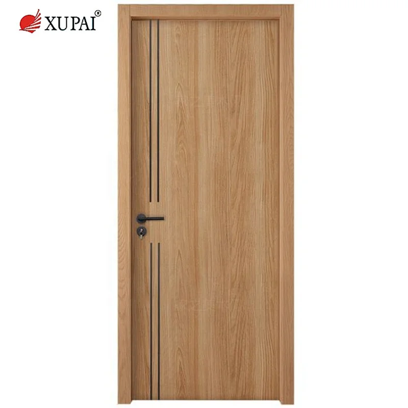 
jiangshan xupai wooden door cheap price french style MDF door 