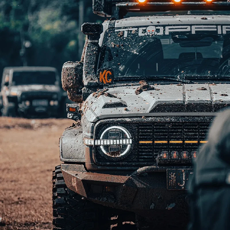 10-летие Wrangler 07-24 гладиаторский модифицированный внедорожный бампер перекладина столкновения передний 4xe