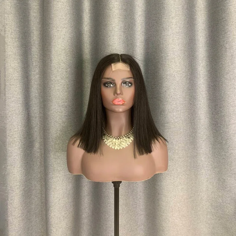 Wholesale 14A high quality middle part 2x6 lace closure raw vietnamese bob glueless human hair wigs