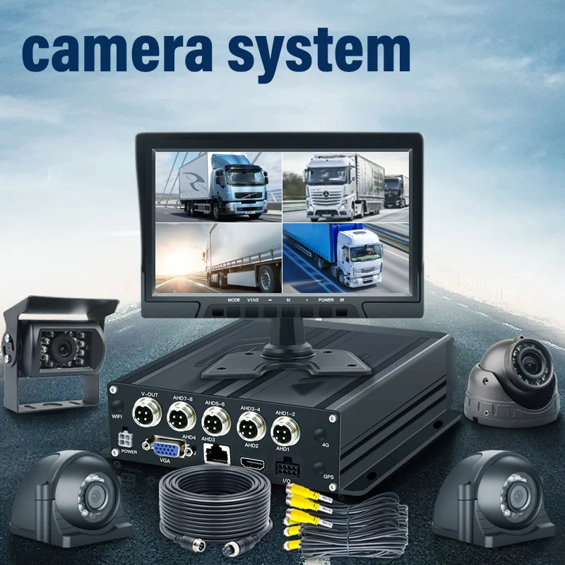 10 Inch Car VGA Monitor SD Local MDVR Heavy Vehicle Solution Truck Dvr System car monitor mdvr monitor 4g