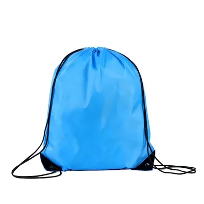 Drawstring Backpack Drawstring Bag Sack Pack Water Resistant Nylon Sport Yoga Drawstring Bags