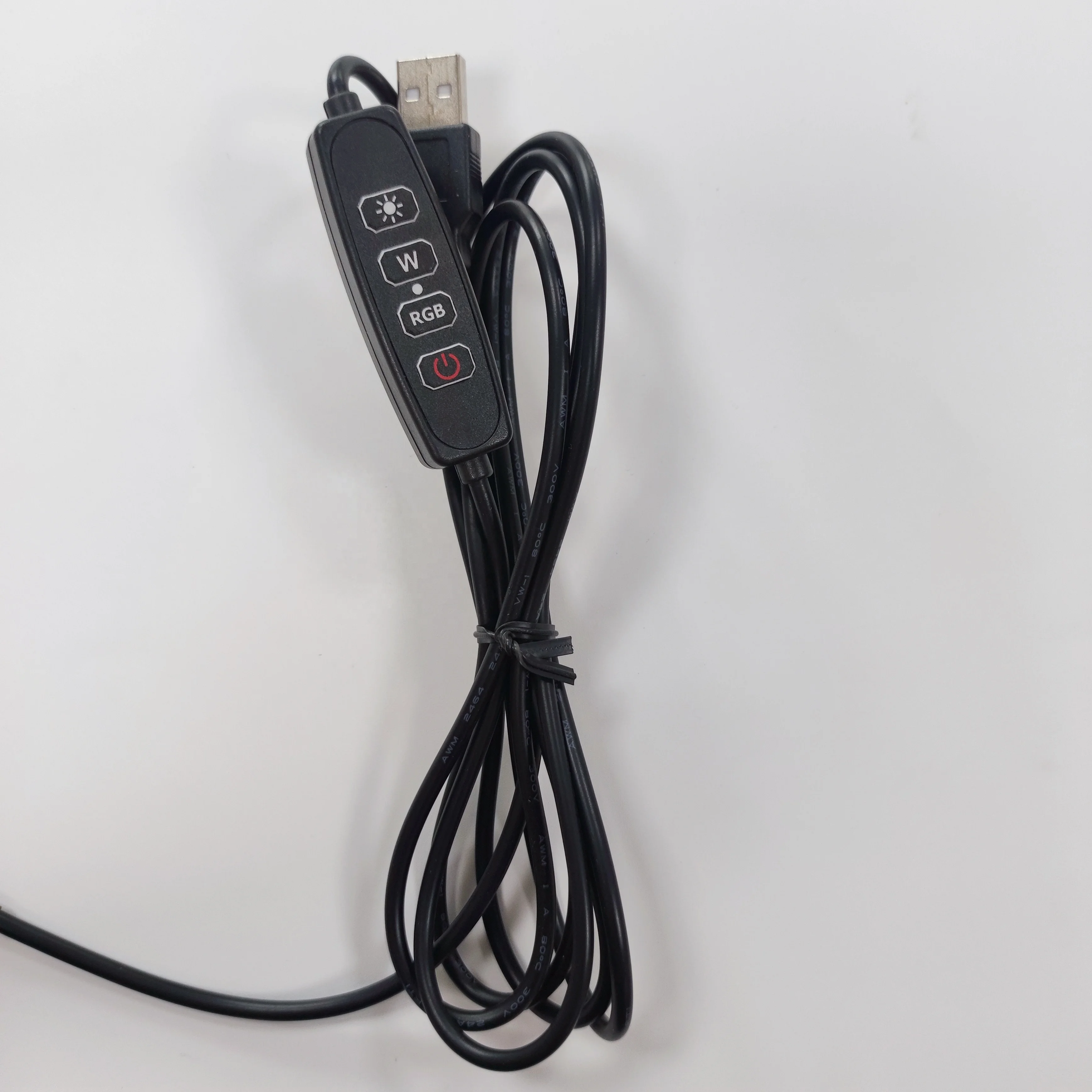 Source manufacturers supply 5-12VRGB colorful led soft light with matching controller switch line