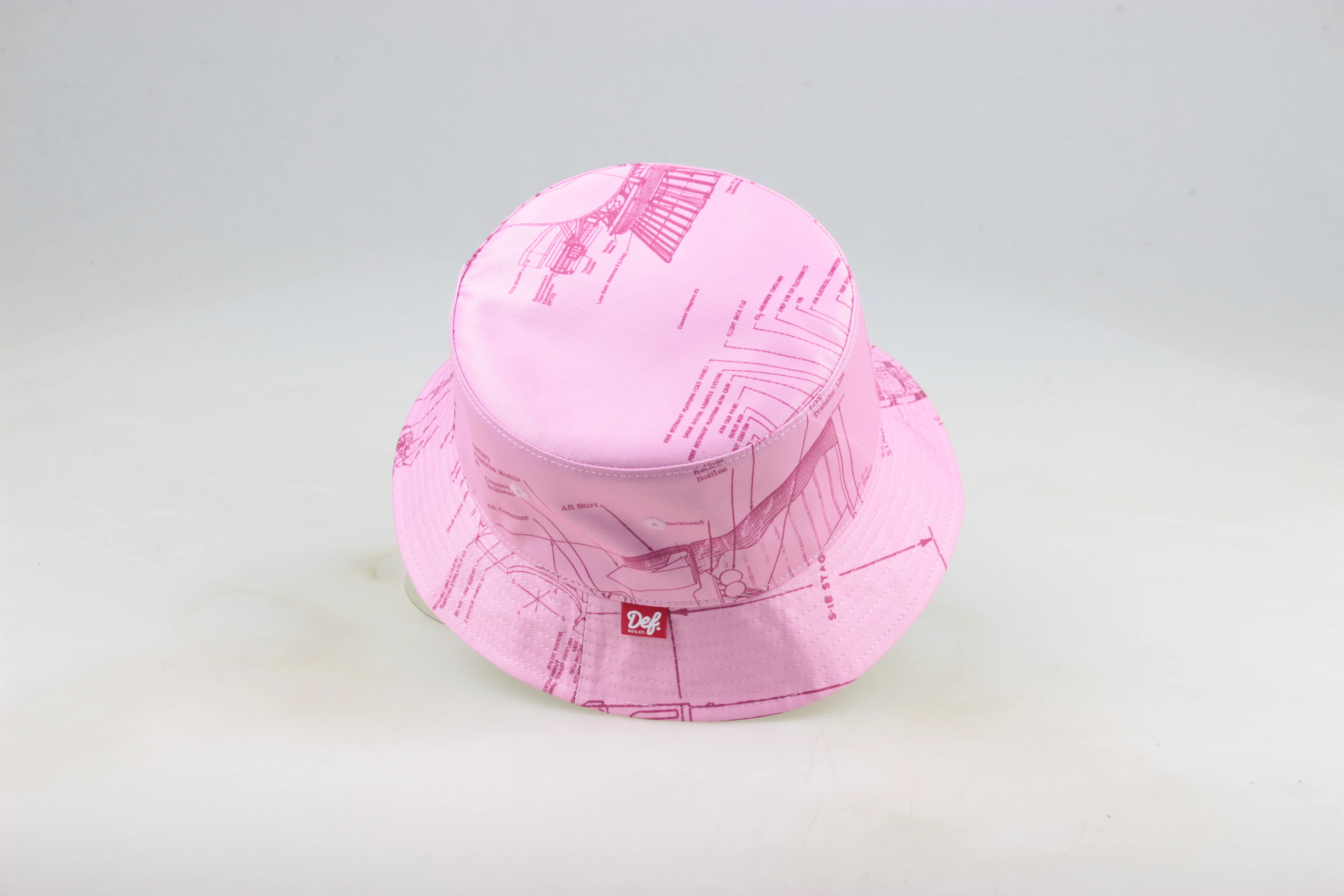 Reversible bucket hats  pain dyed digital print beach summer for man woman  versatile caps