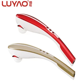 Electric handheld percussion massager vibrator with infrared heating