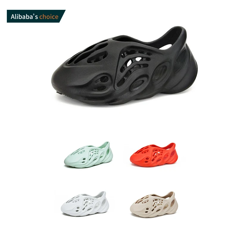 Free sample High Elasticity Outdoor Super Light Wear-resistant Rubber Plastic Sandals Water Beach Shoes