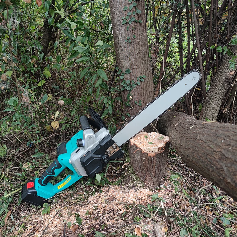 Garden Tool 21V 16 inch cordless Chainsaw Chain Saw Machine lithium chainsaw