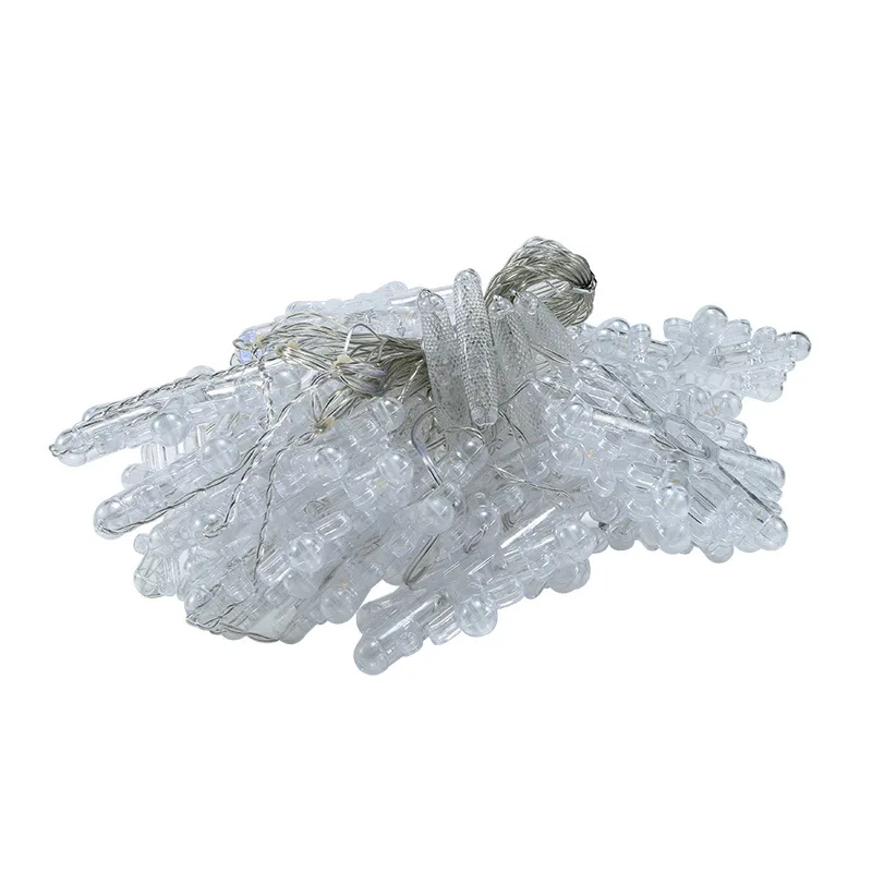 3M LED Christmas Curtain String Light LED Snowflake Garland Home Decorative Lights for Holiday