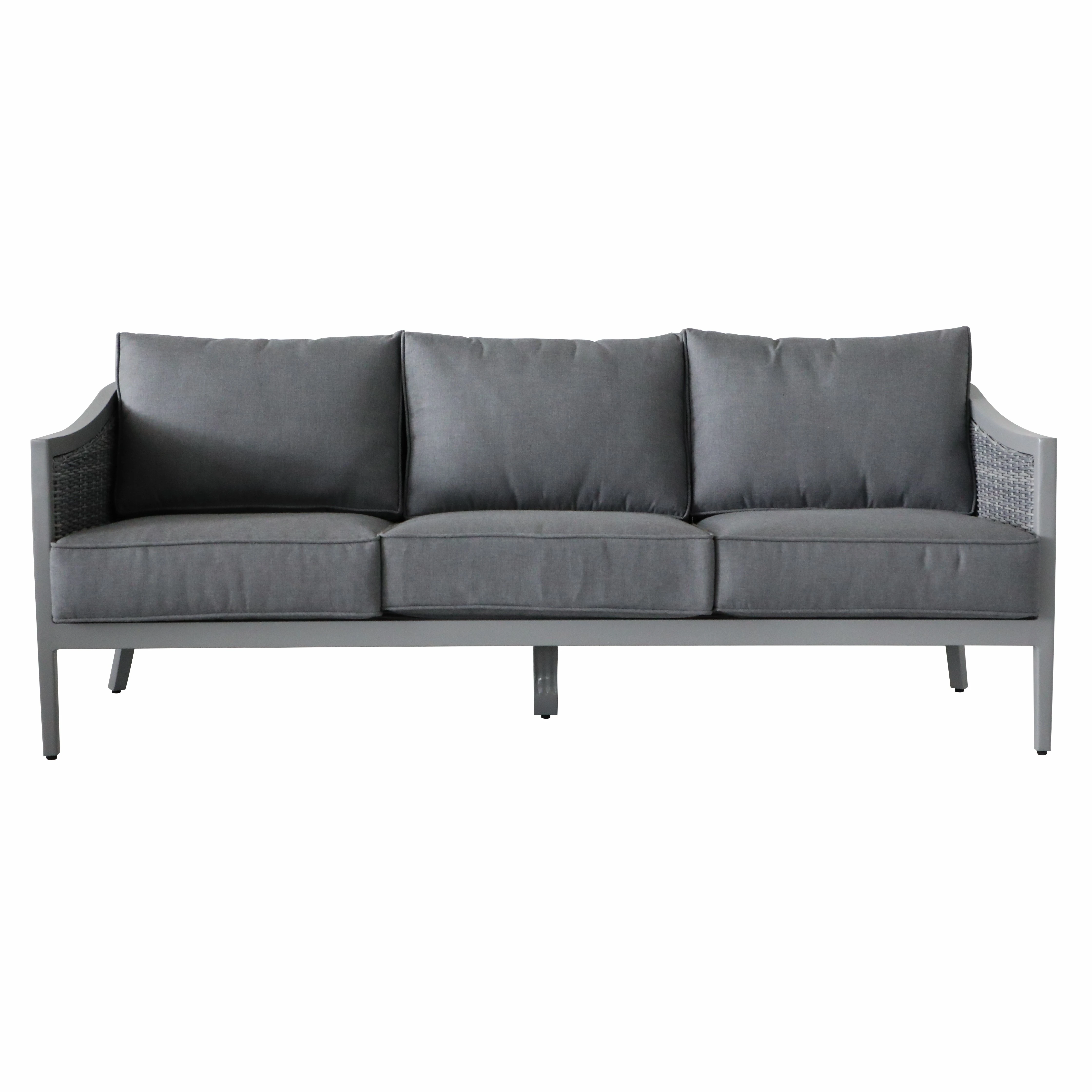 
Traditional 5 piece wicker rattan garden sofa seating outdoor furniture 