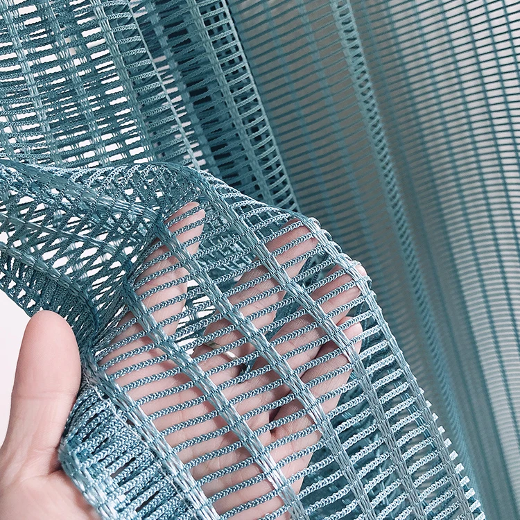  wholesale hot selling high quality blue summer new french mesh silk sheer fabric tulle for