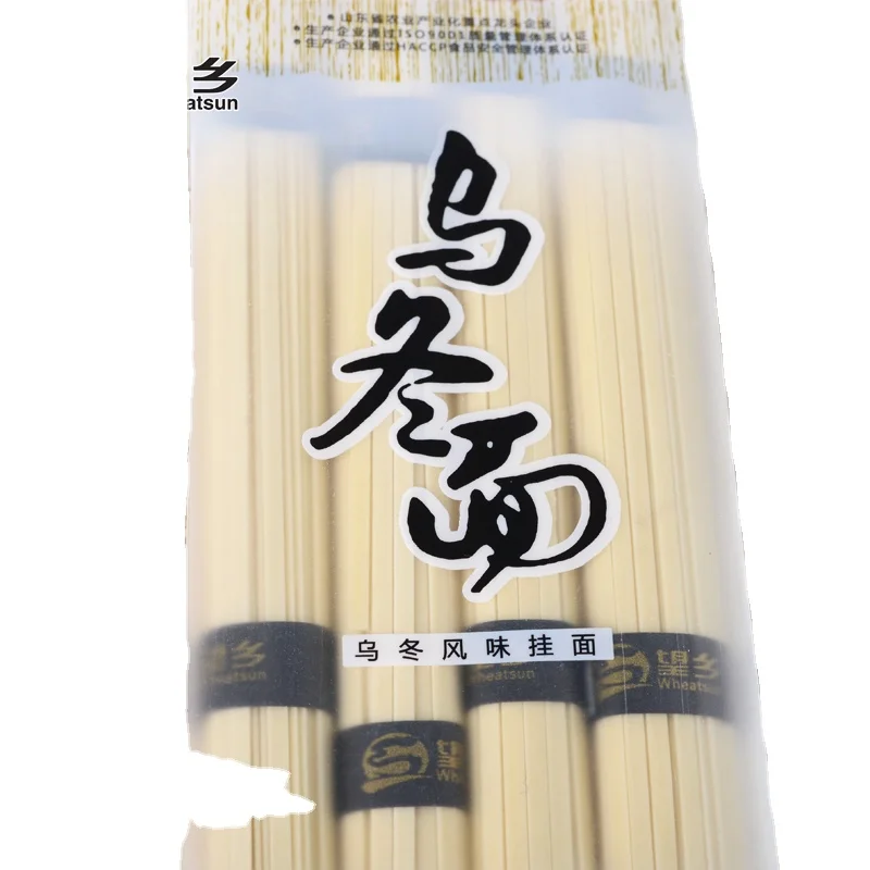 Udon non-fried instant noodles texture delicate soft waxy Q bullet selection of high quality gluten wheat flour