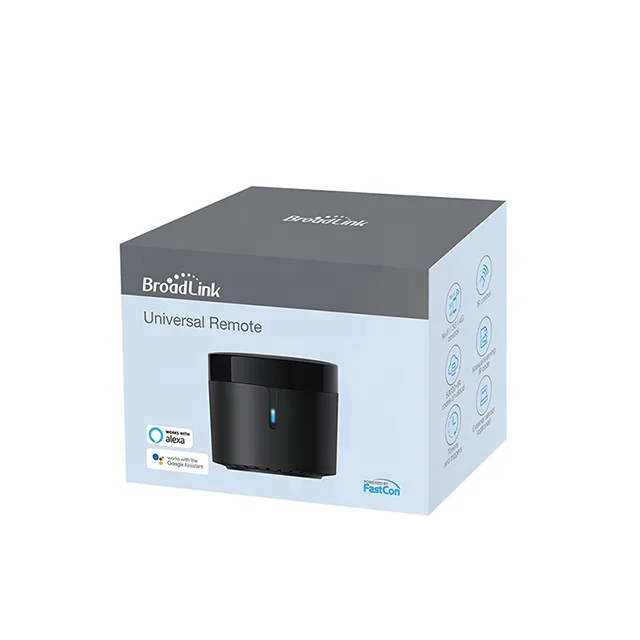Пульт дистанционного управления BroadLink RM4 Mini с поддержкой Alexa Google и голосовым управлением Wi-Fi ИК универсальный пульт для бытовой техники
