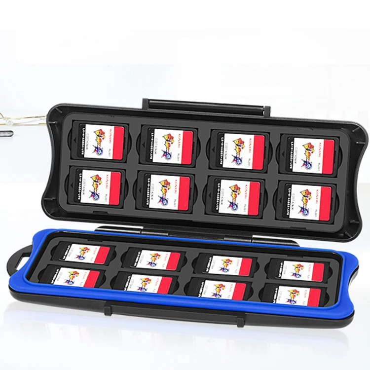 Game card storage box with 16 game card slots  card holder for Nintendo Switch