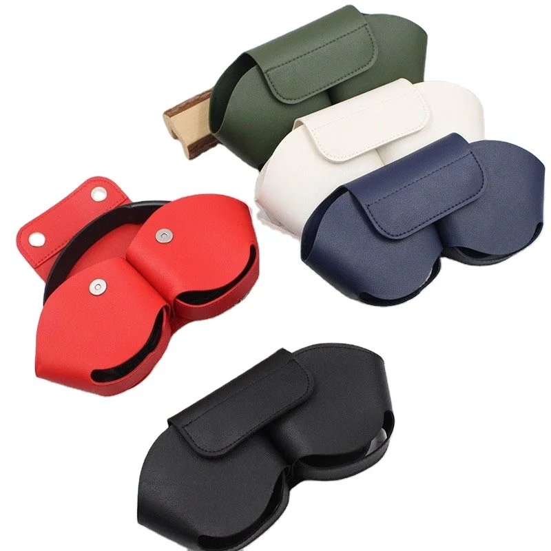 Portable travel shockproof protection Durable PU leather headphone cover style universal