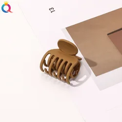 South Korea matte high ponytail small grab back head pan hair versatile shark clip retro temperament hairpin headpiece