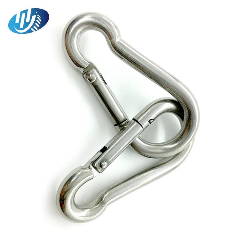 Stainless Steel 304 316 climbing carabiner hook