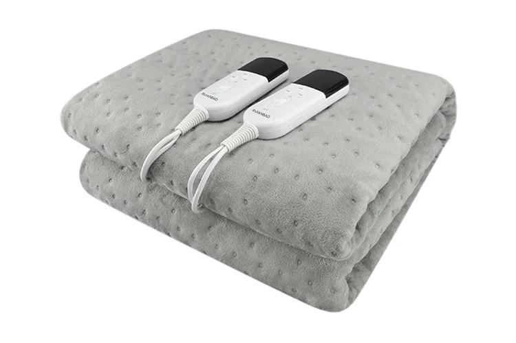 3 Heating Settings Factory hot sale 100 cotton heating electric blanket wholesale