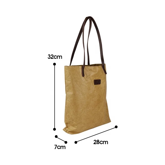 OEM/ODM Custom Logo Ladies Shoulder Handbag Dupont Paper Shopping Tote Bags Travel Tyvek Bag