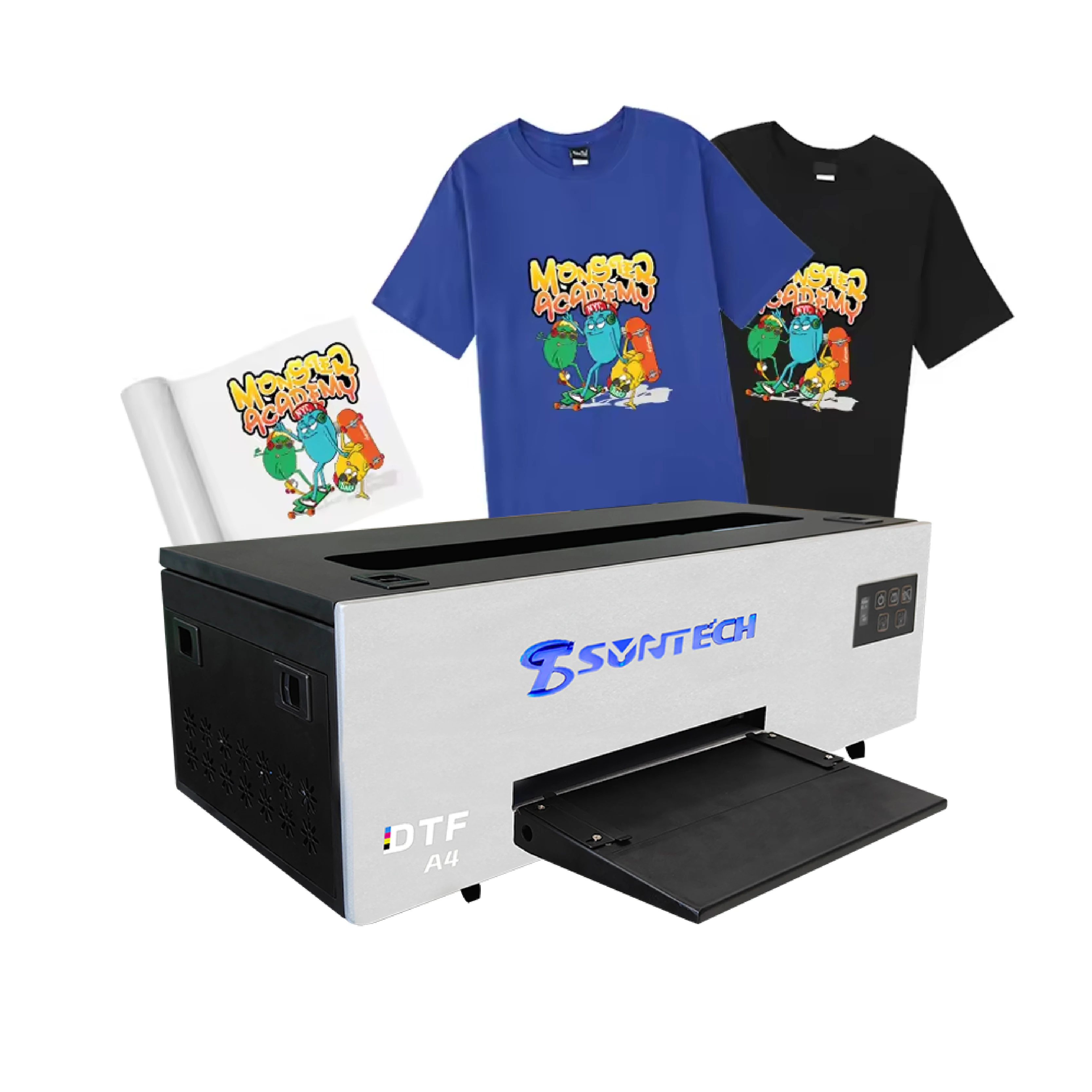 A4 colorful Ink DTF Printer HD picture print good stable quality multifunctional printer for garment