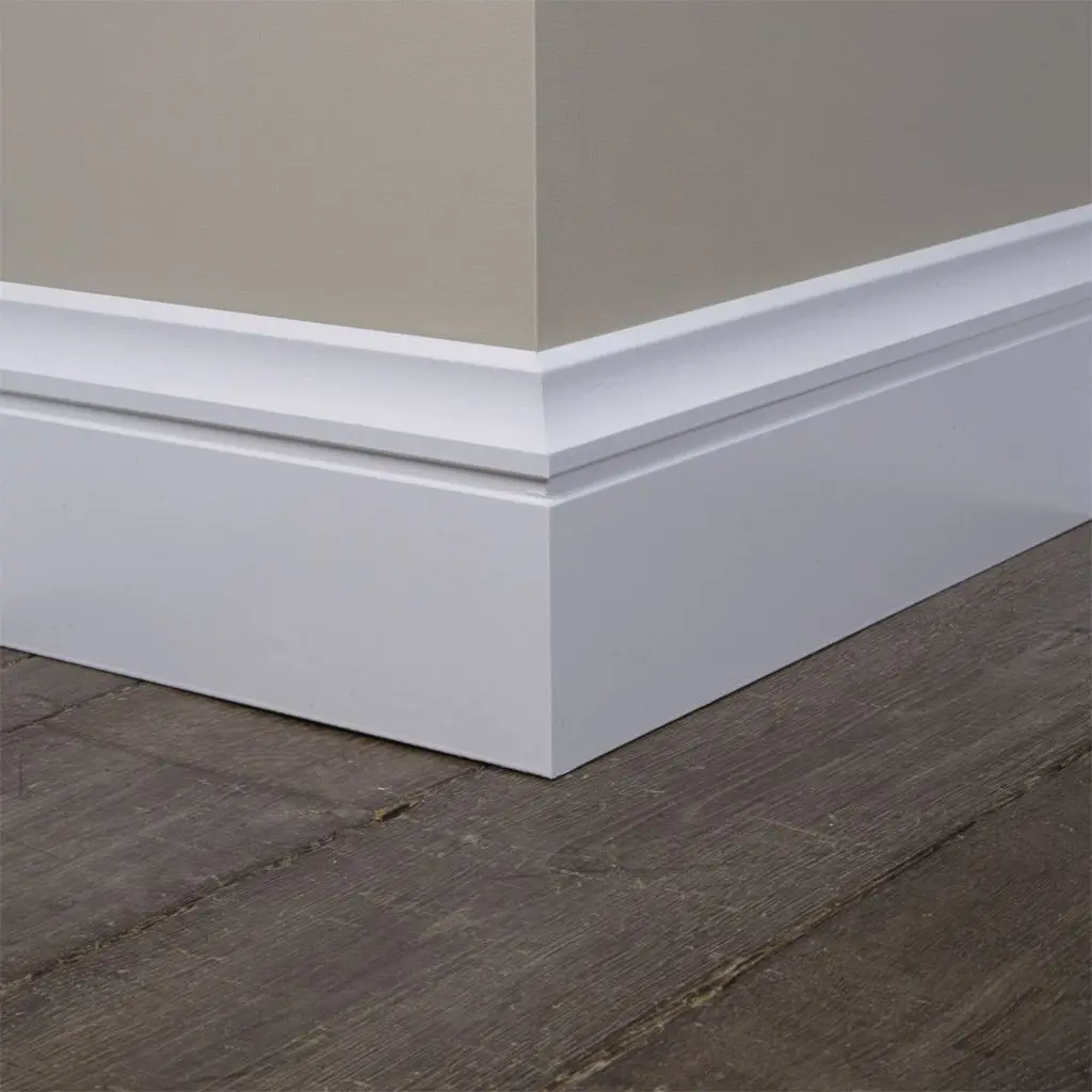 Chinese Brand Building mdf wood crown moulding 635mm for ceiling interior baseboard for house