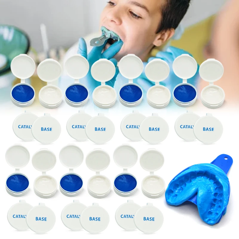 Custom Silicone Putty Tray Dental Material Supplies Gold Grillz Mold Impression Kits Material Molding Kit Teeth