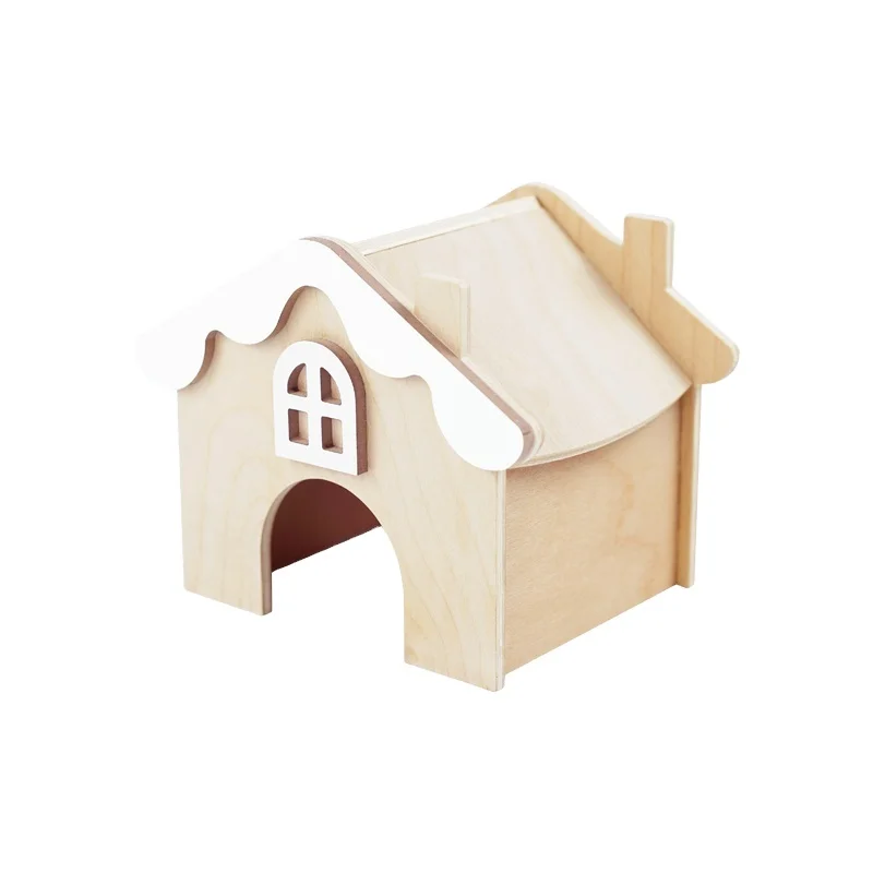 The Latest Exclusive Design Solid Wood Multi-purpose Hamster Hide