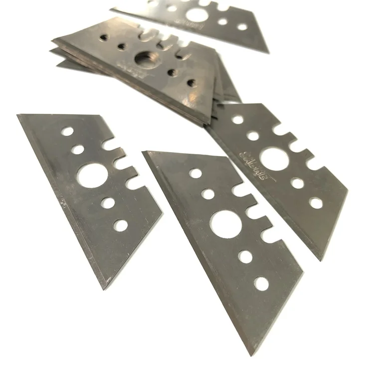 Various Trapezoid Utility Cutter Steel Knife Blades in Carton Box or Wooden Box