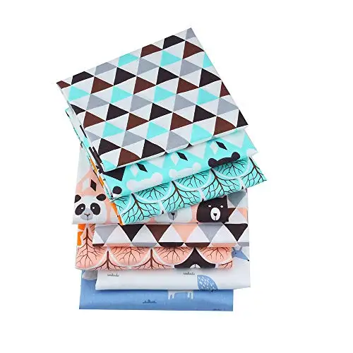 Cartoon animal design 100% cotton printed fabrics home textiles