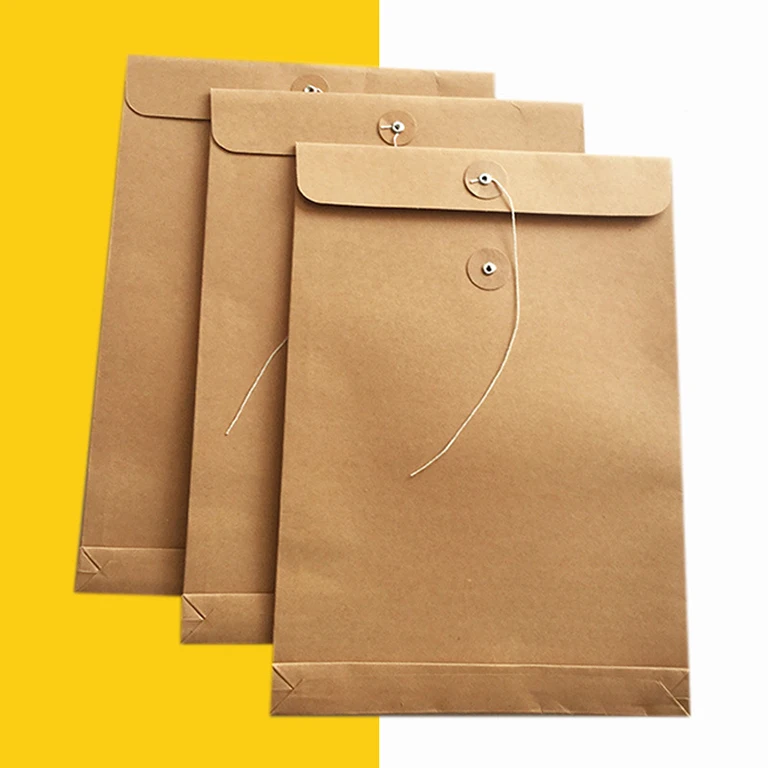 Envelope Manufacturers Custom kraft Envelope Paper moisture-proof Business Documents Packaging Envelope Bags