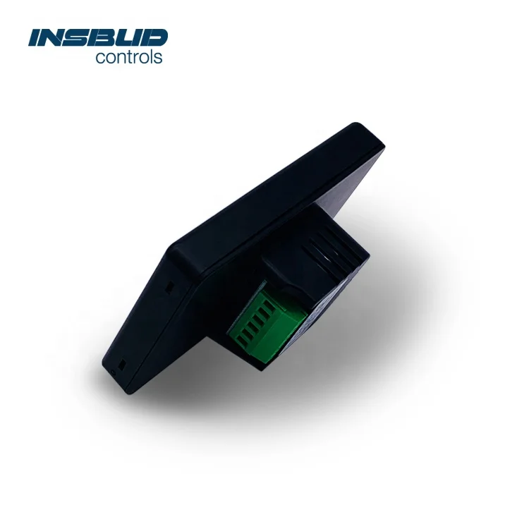 Electronic programmable touch screen thermostat for heating element